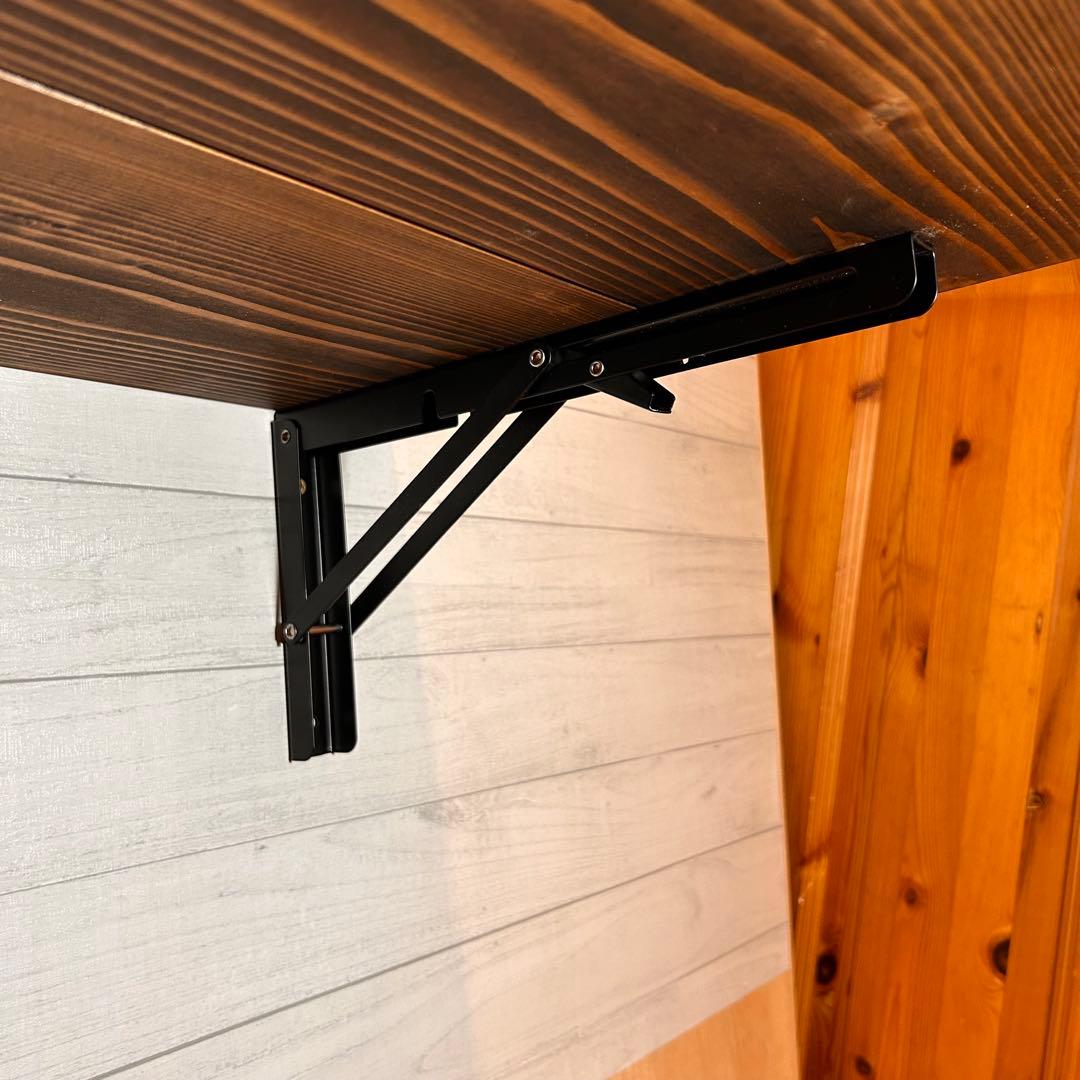 パソコンデスク　折り畳みテーブル　ワンタッチデスク　オルテガテーブル　ニス仕上げ