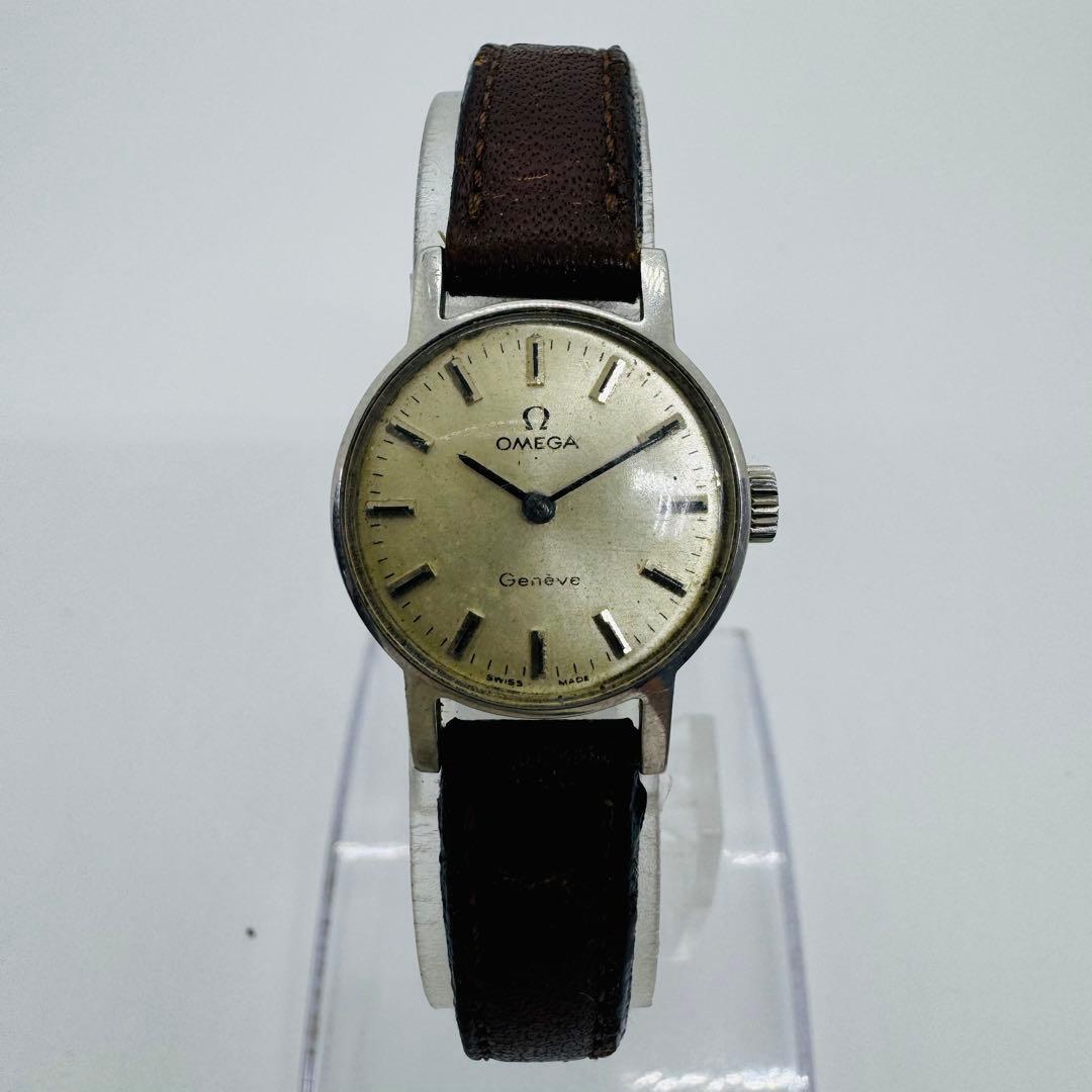 ✨OMEGA✨オメガ✨Geneve✨ジュネーブ✨シルバー✨レディース✨腕時計✨