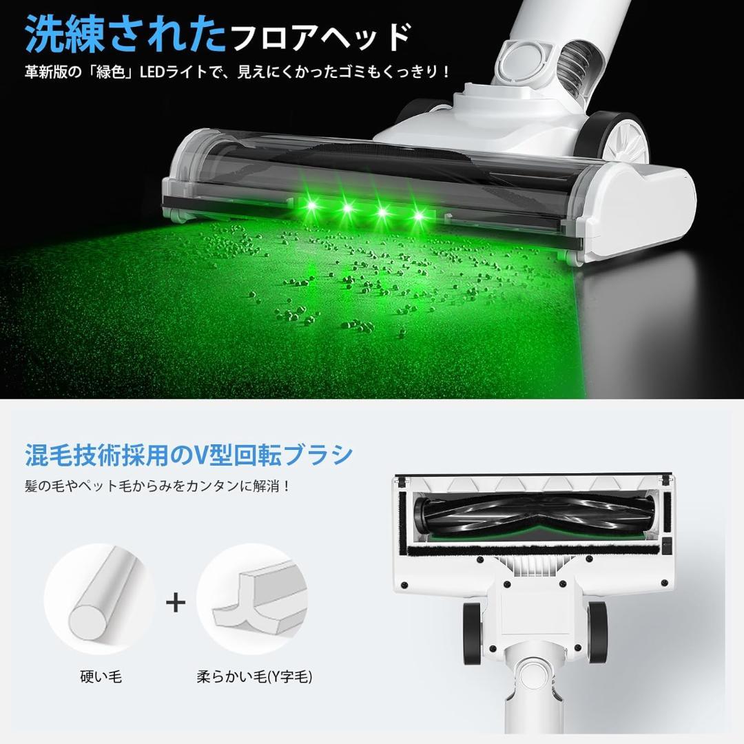 2026年新型 掃除機 コードレス 88000Pa圧倒的吸引力