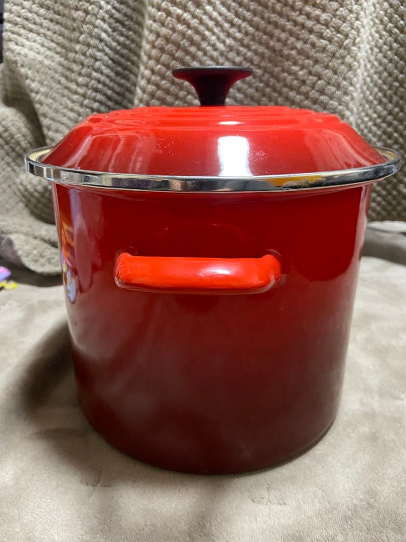 最終値下げ LE CREUSET ル•クルーゼ ストックポット チェリーレッド