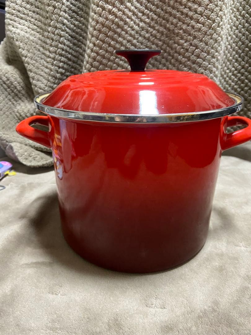 最終値下げ LE CREUSET ル•クルーゼ ストックポット チェリーレッド