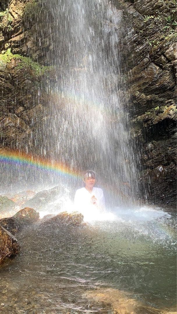 虹龍ブレス⭐︎ローズクォーツ・アメジスト・水晶