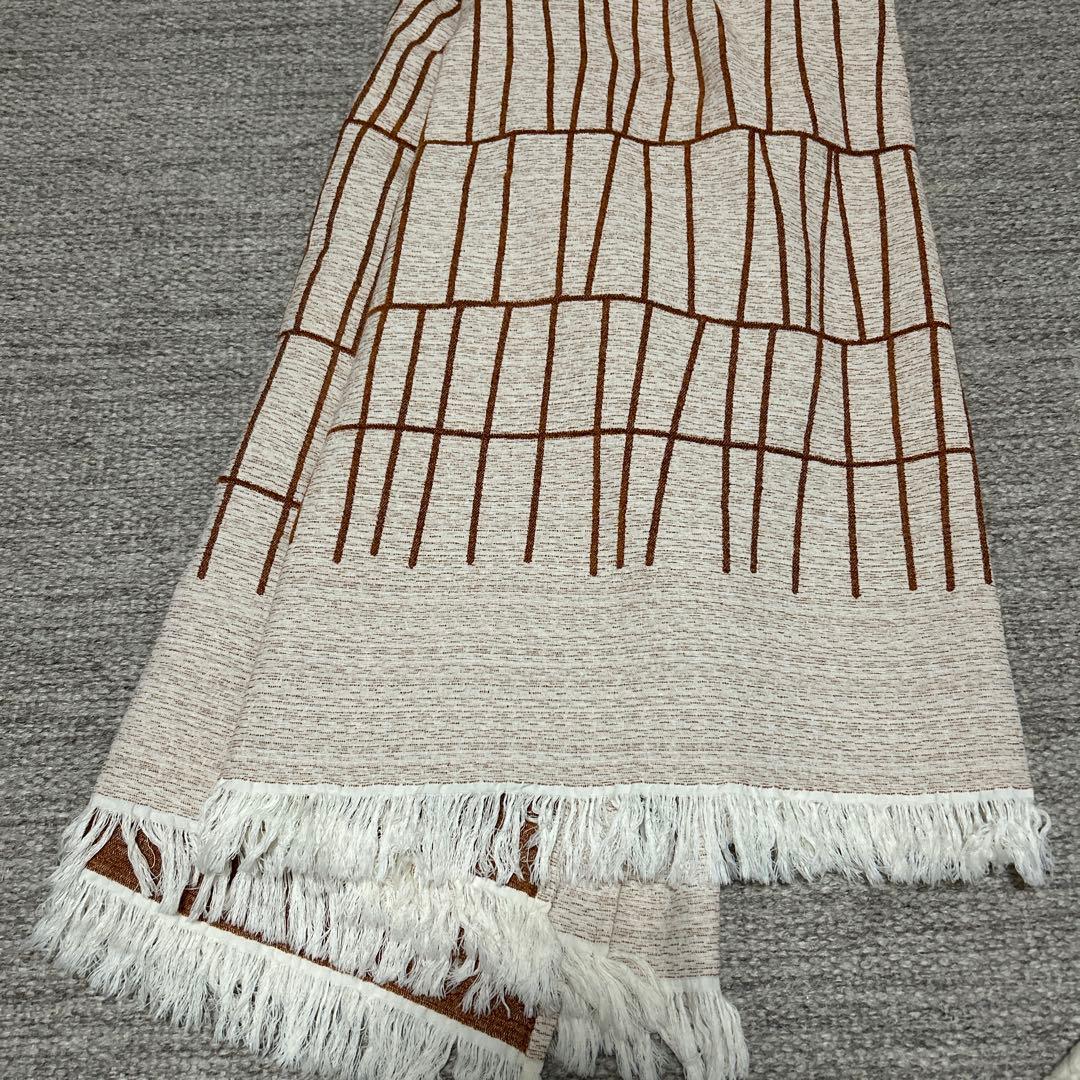 アクタス ACTUS ジャガード織 ブランケット