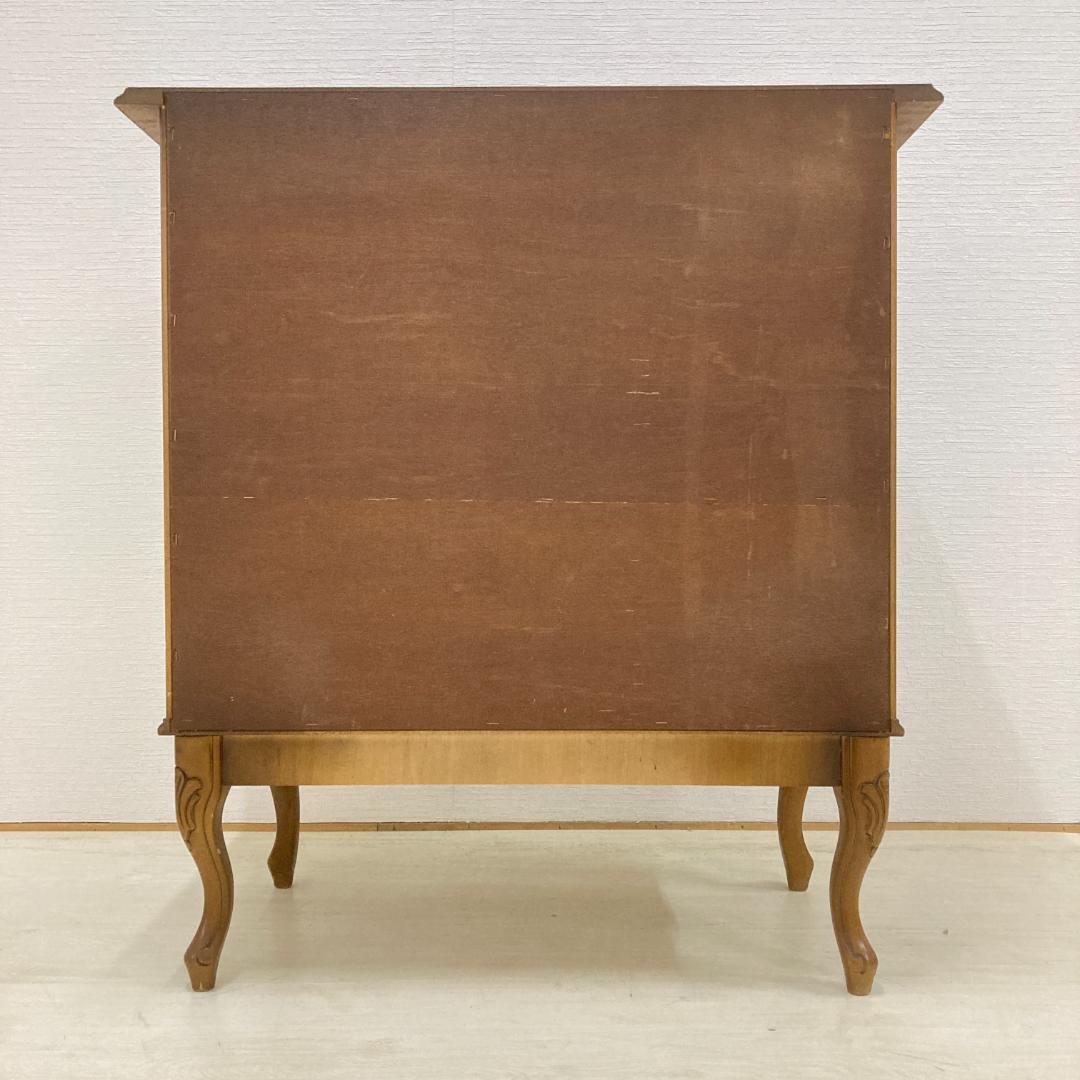 イタリア キャビネット 飾り棚 コンソール チェスト　象嵌細工