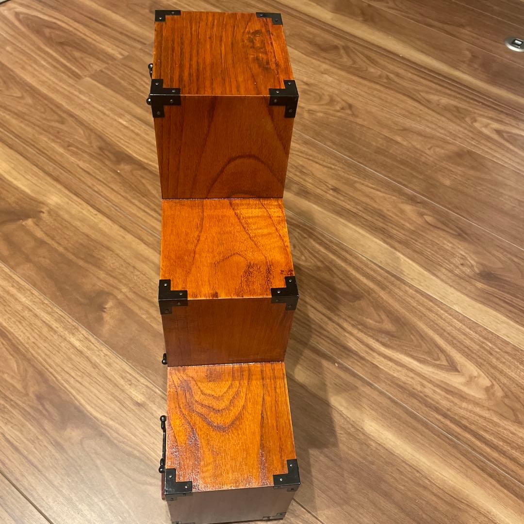 小引き出し　木製　ミニサイズ階段箪笥