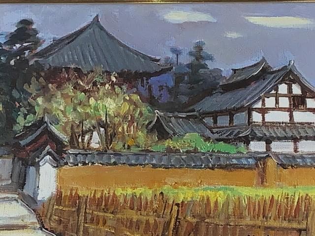 ✨初売り：４日迄㊗️評価：１号２８万円◆ 故・秋元清弘◆ 日展評議員◆ 油彩ＳＭ