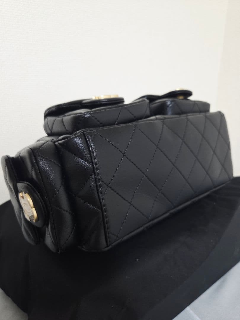 ☆キルティング☆レザー ハンドバッグ ノベルティ