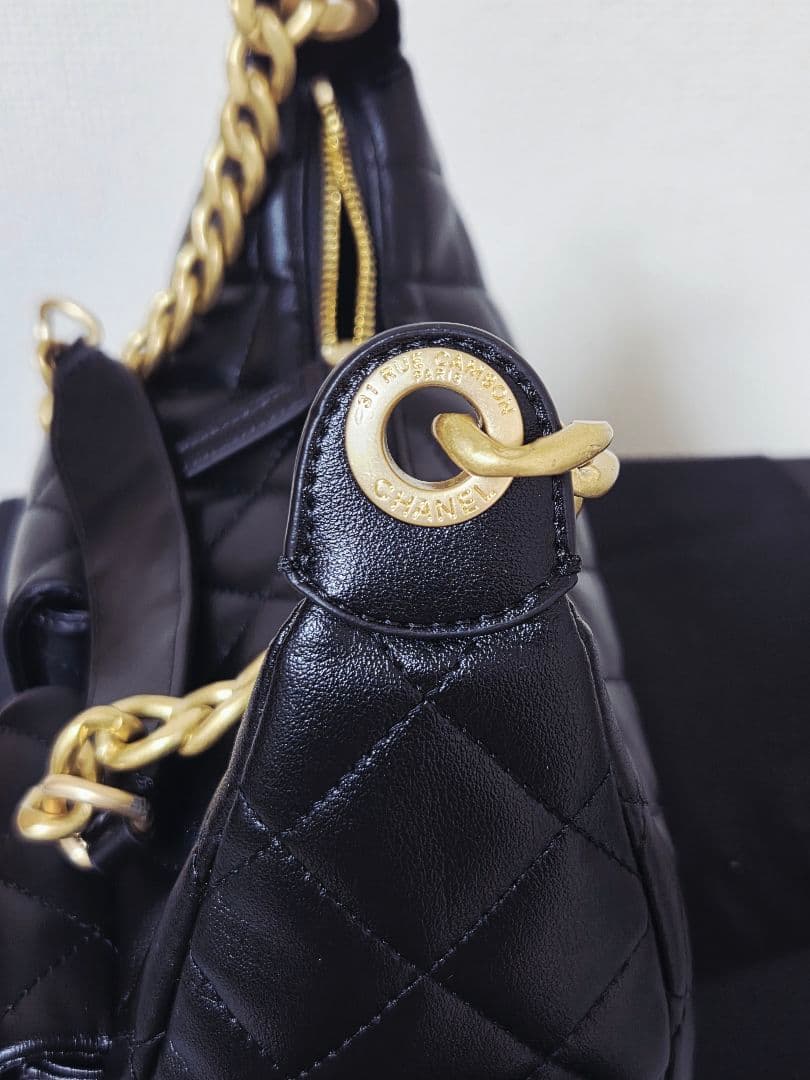 ☆キルティング☆レザー ハンドバッグ ノベルティ