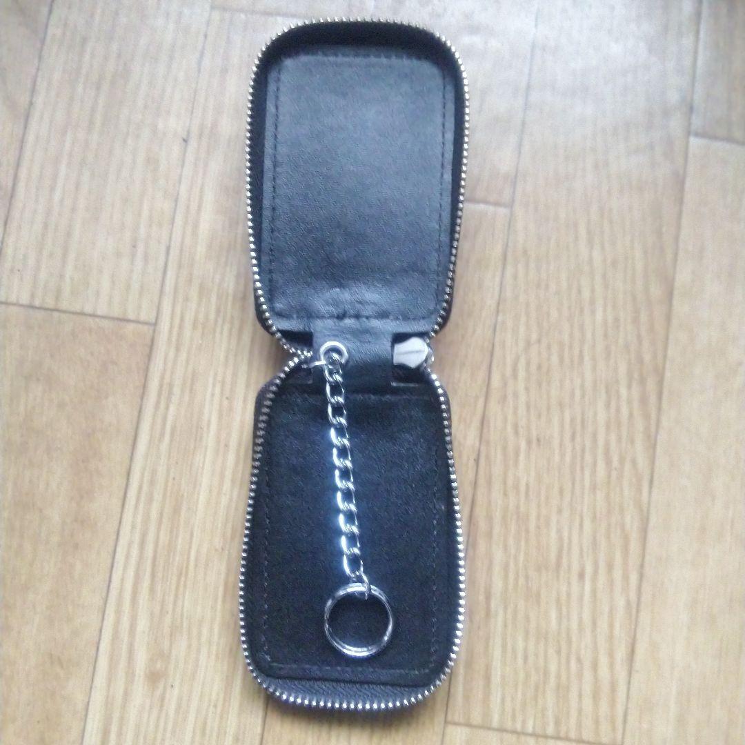 未使用に近い 矢沢永吉 E.YAZAWAロゴ型押し キーケース