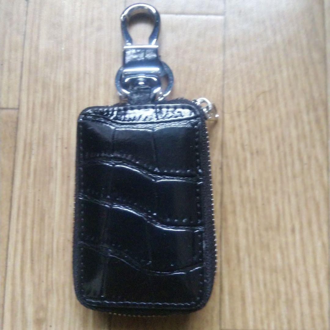 未使用に近い 矢沢永吉 E.YAZAWAロゴ型押し キーケース