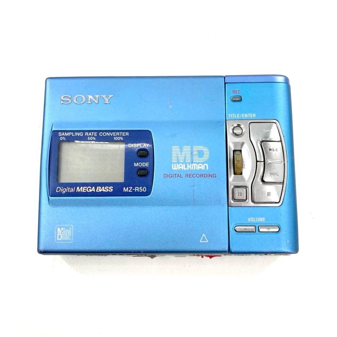 SONY ソニー MDウォークマン MDレコーダー MZ-R50 動作確認済