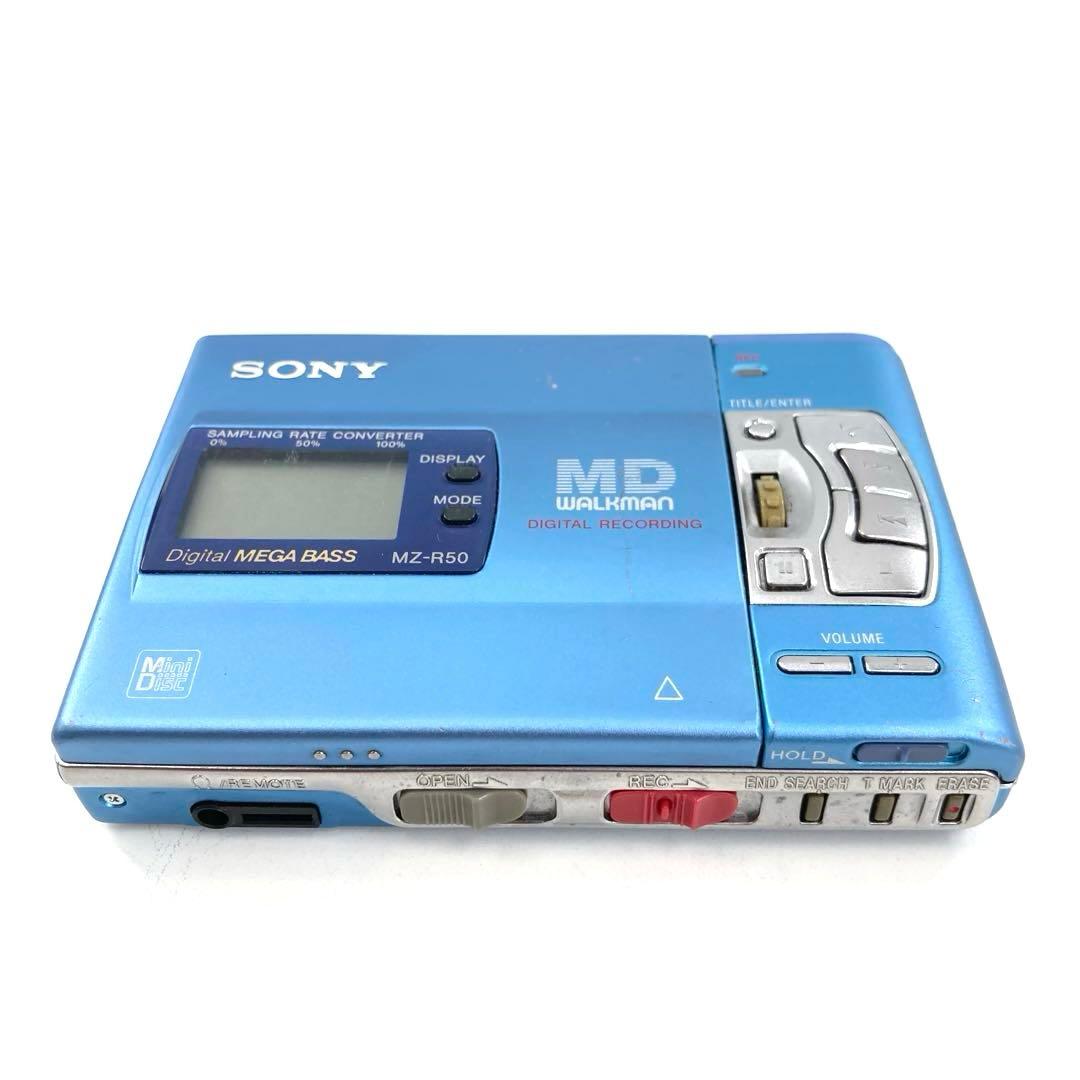 SONY ソニー MDウォークマン MDレコーダー MZ-R50 動作確認済