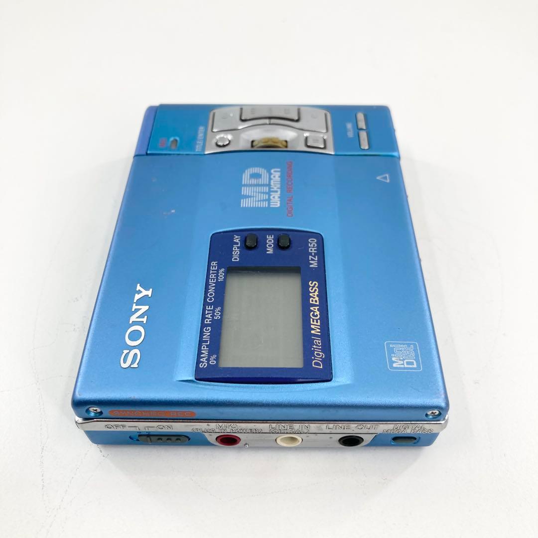 SONY ソニー MDウォークマン MDレコーダー MZ-R50 動作確認済