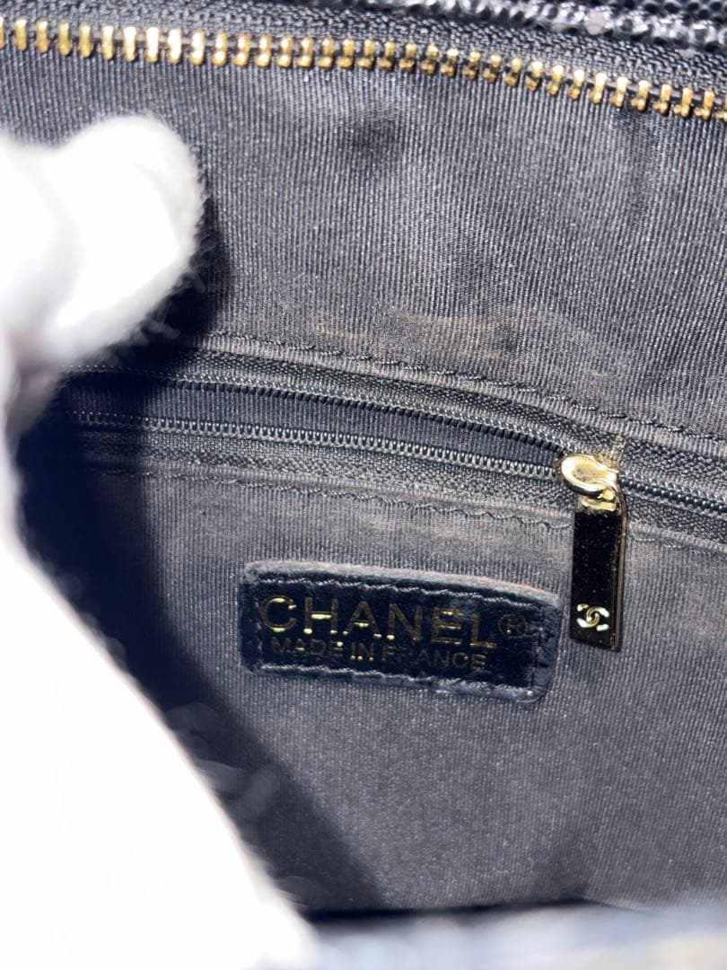 め*ら様 CHANEL ブラック キルティングトートバッグ　ノベルティ