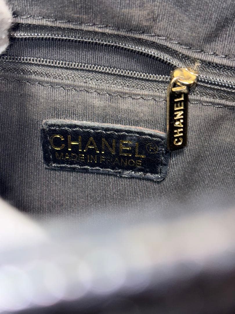 め*ら様 CHANEL ブラック キルティングトートバッグ　ノベルティ