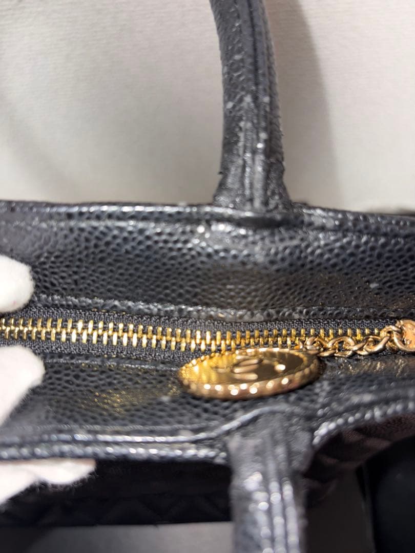 め*ら様 CHANEL ブラック キルティングトートバッグ　ノベルティ