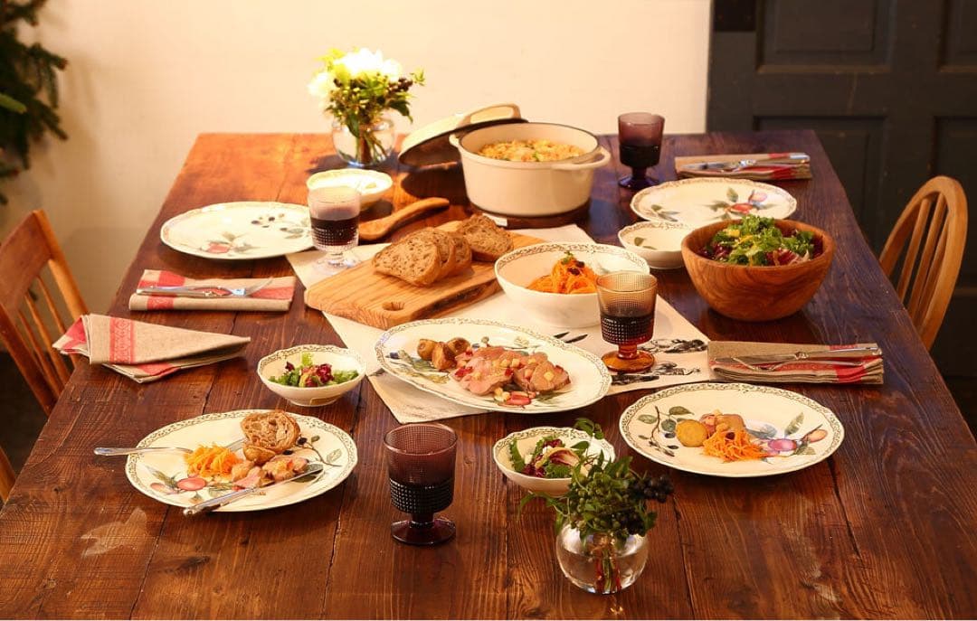 noritake 果物デザイン　皿　カップセット