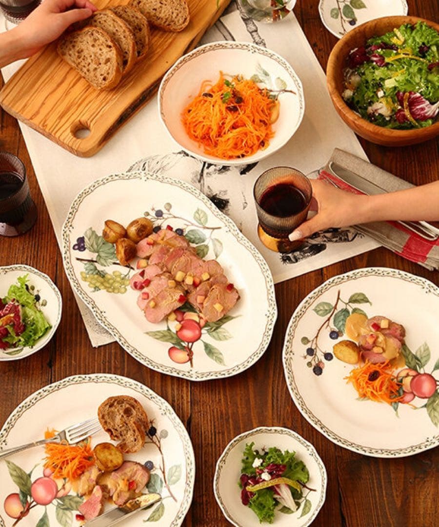 noritake 果物デザイン　皿　カップセット