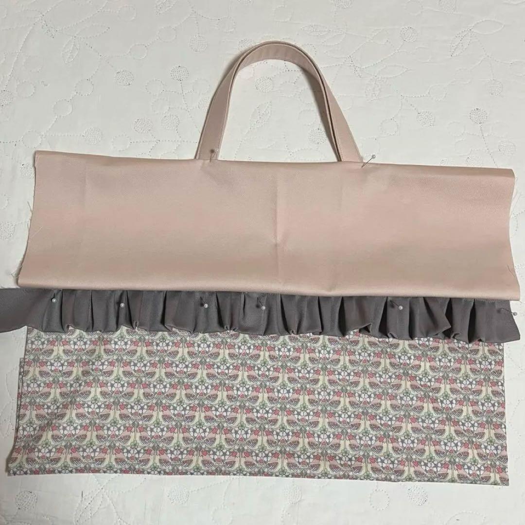 手提げバッグ　お着替え袋　上靴袋　3点　リバティ　ストロベリーフィースト　入園