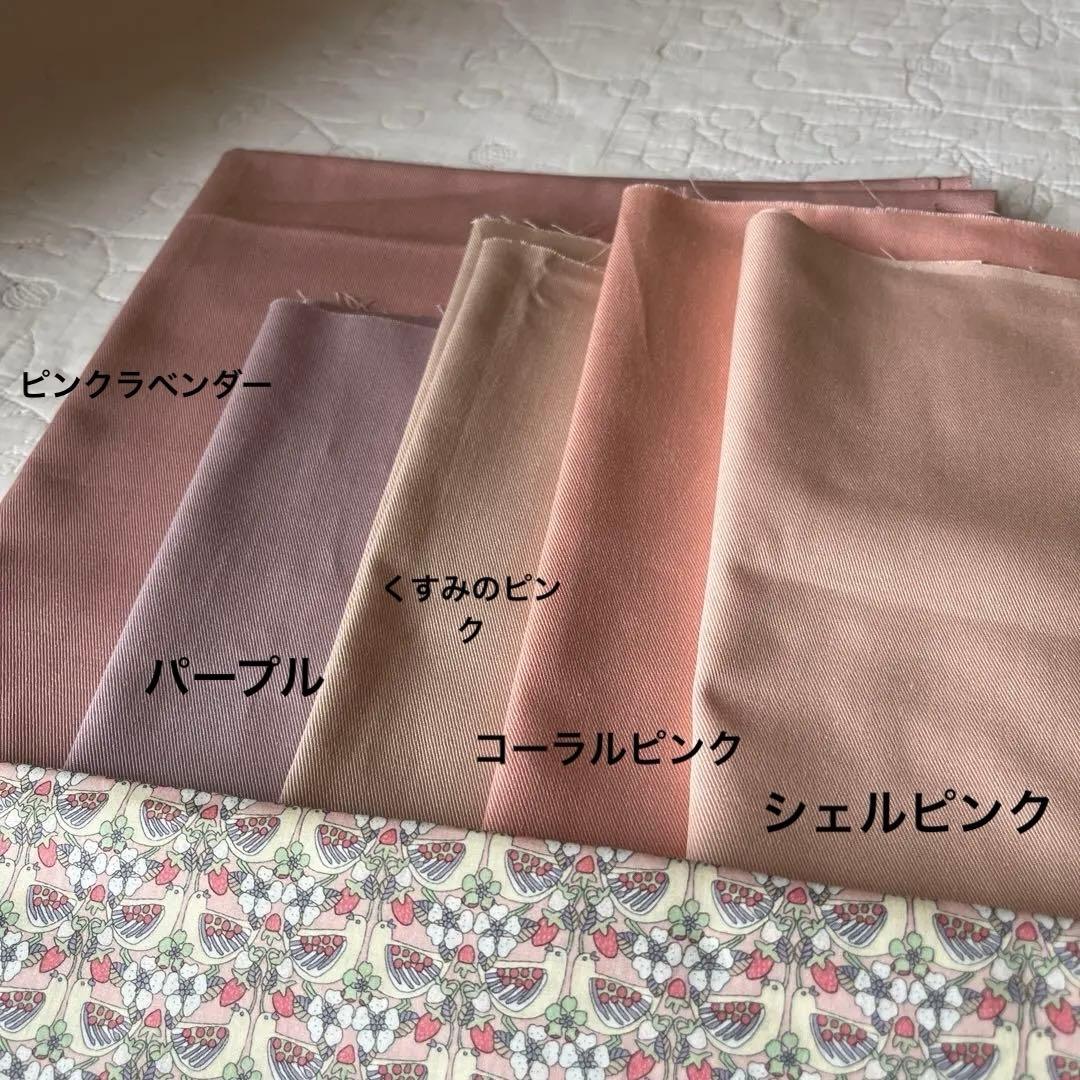 手提げバッグ　お着替え袋　上靴袋　3点　リバティ　ストロベリーフィースト　入園