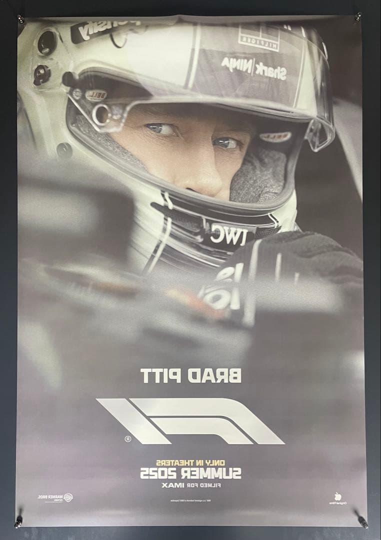 *非販売品*映画館用両面印刷ポスターINTL版:エフワン F1 IMAXver.