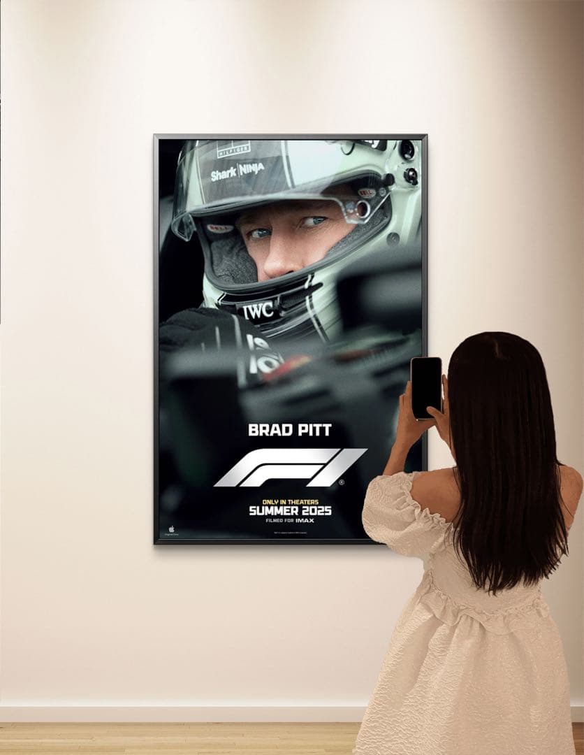 *非販売品*映画館用両面印刷ポスターINTL版:エフワン F1 IMAXver.