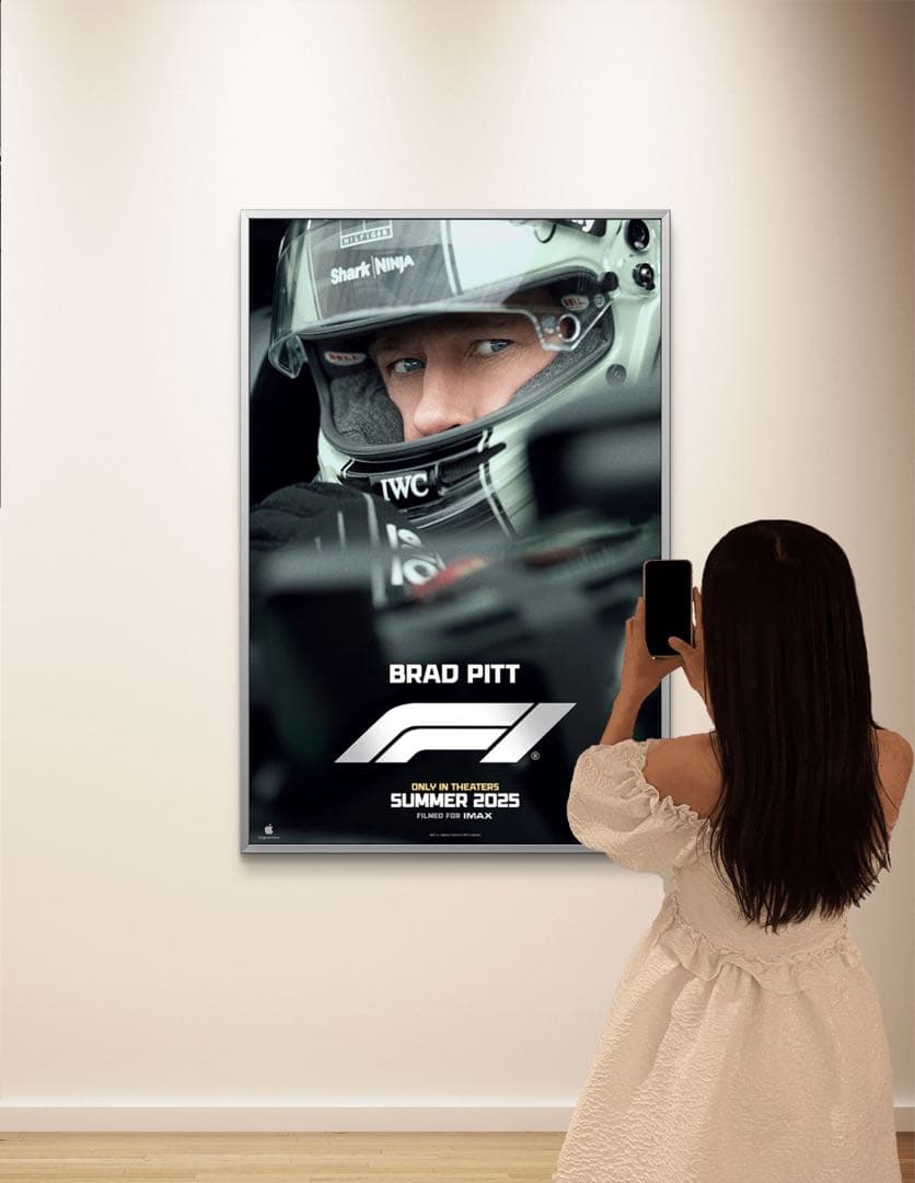 *非販売品*映画館用両面印刷ポスターINTL版:エフワン F1 IMAXver.