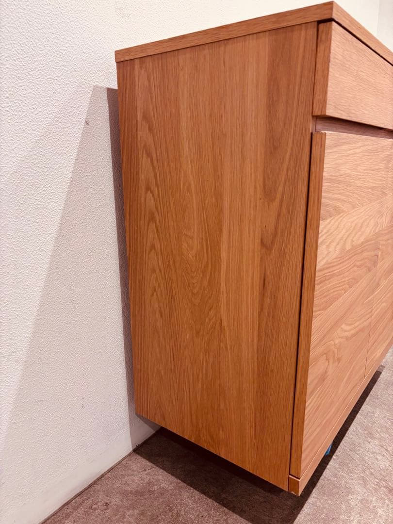 ⭐️美品⭐️無印良品⭐️木製キャビネット⭐️木扉⭐️オーク材