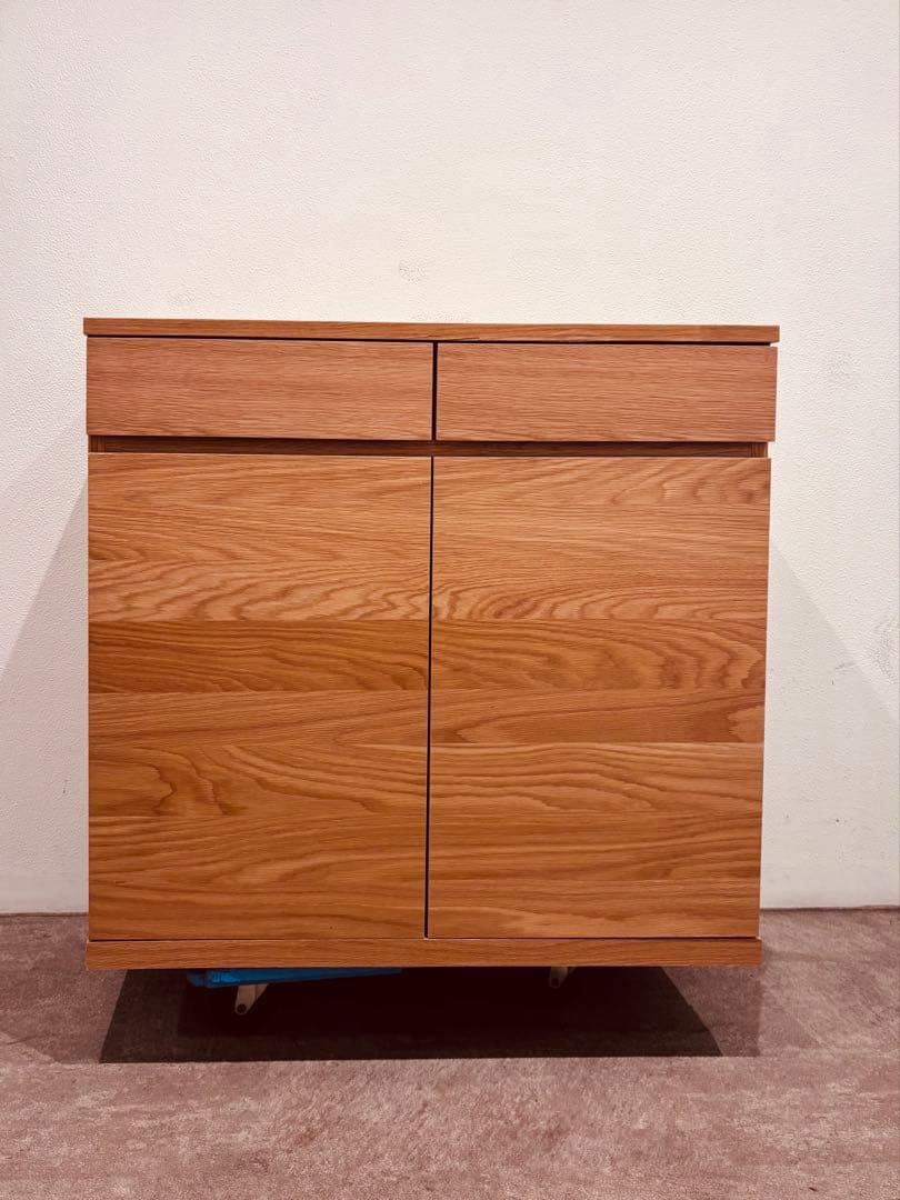 ⭐️美品⭐️無印良品⭐️木製キャビネット⭐️木扉⭐️オーク材