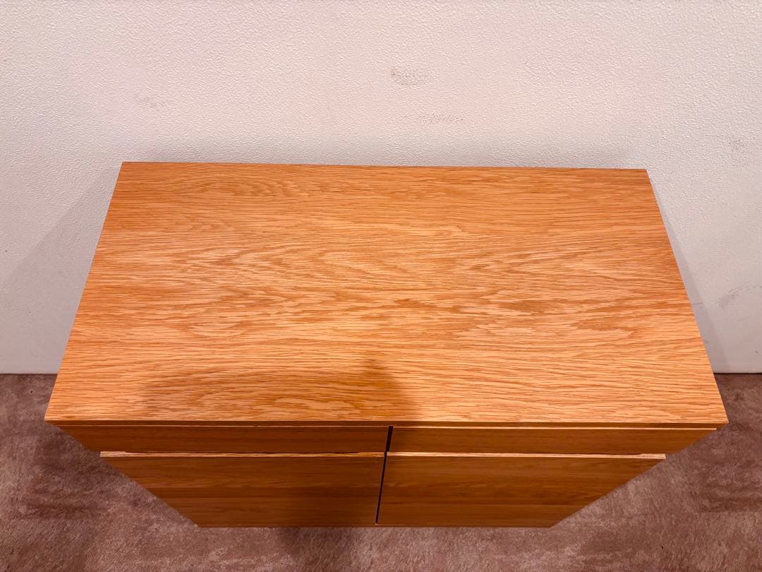 ⭐️美品⭐️無印良品⭐️木製キャビネット⭐️木扉⭐️オーク材