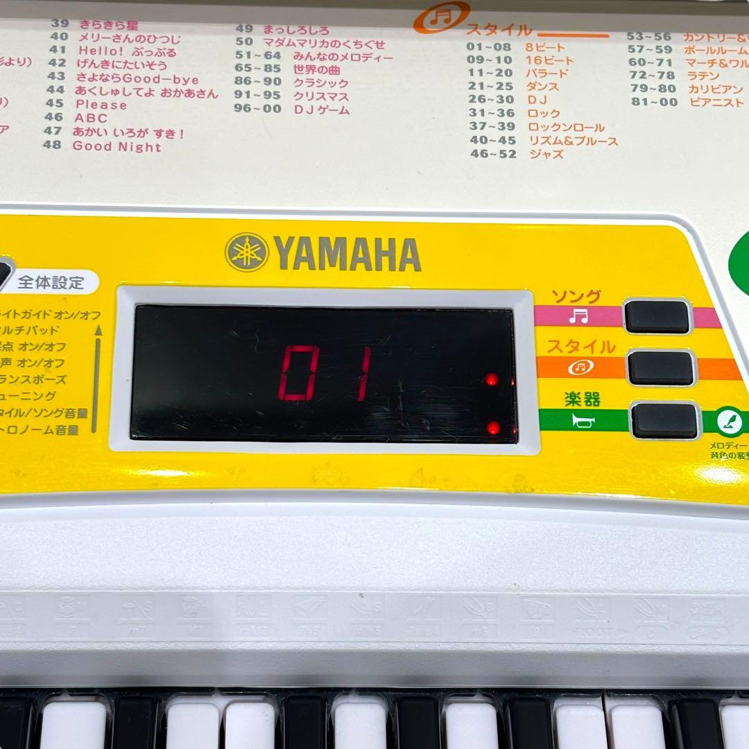 YAMAHA 電子キーボード PORTATONE EZ-J15 ライトガイド機能