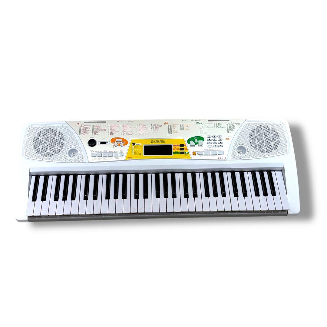 YAMAHA 電子キーボード PORTATONE EZ-J15 ライトガイド機能