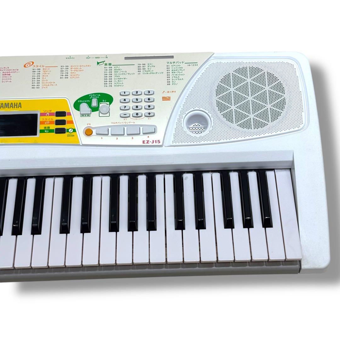YAMAHA 電子キーボード PORTATONE EZ-J15 ライトガイド機能