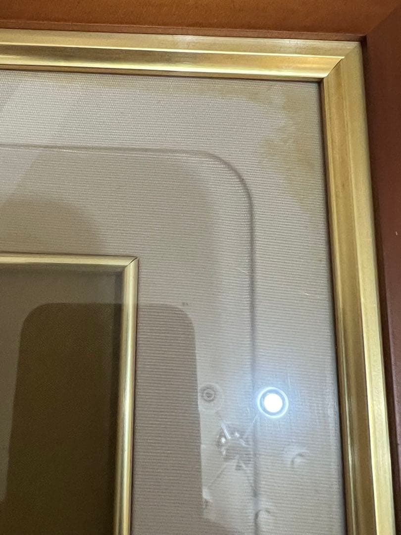 値下げ！中古　額縁に汚れあり　日本刺繍絵　白鷺　日繍