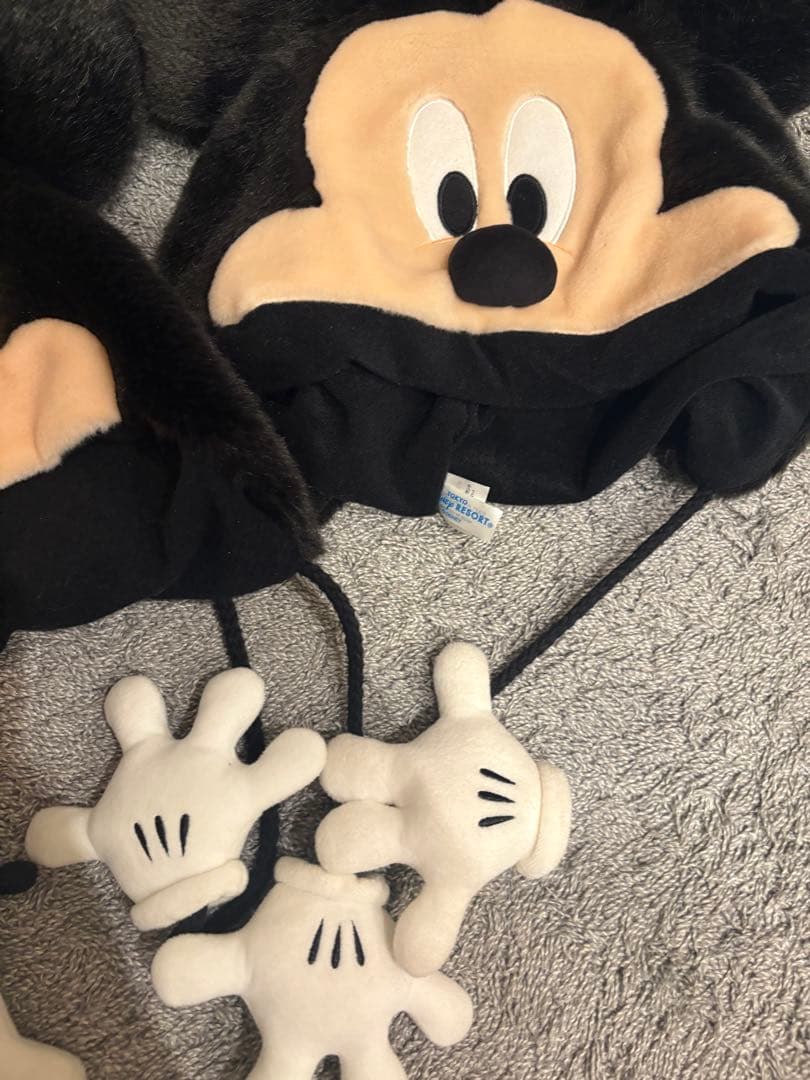 ミニーマウス・ミッキーマウスキャップセット