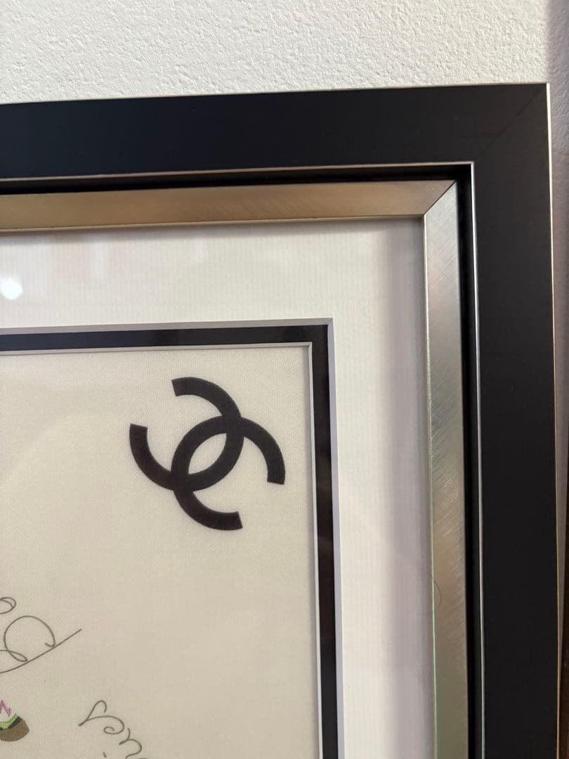 Chanel スカーフ　額縁入り