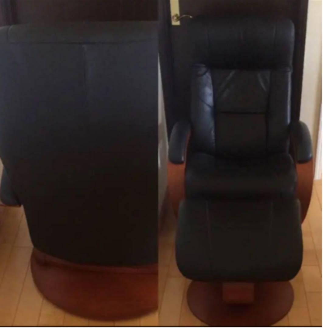 【購入時事前連絡】シモンズ リクライニングチェア(オットマン付き)