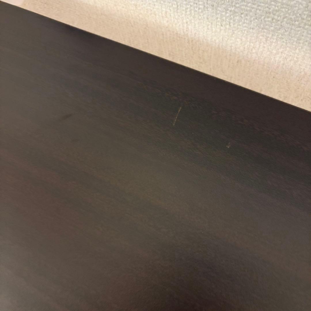 サンワダイレクト パソコンデスク ブラウン 160cm