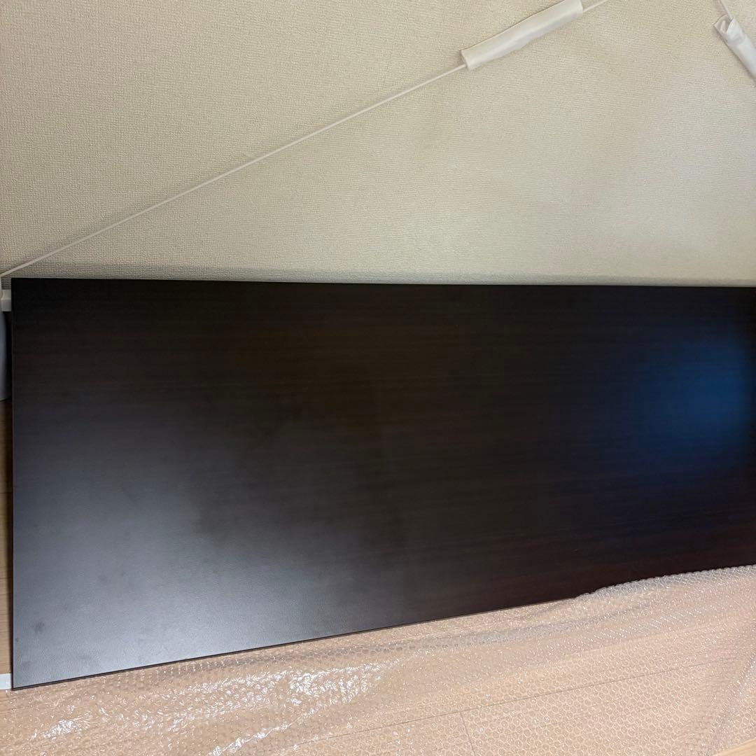 サンワダイレクト パソコンデスク ブラウン 160cm