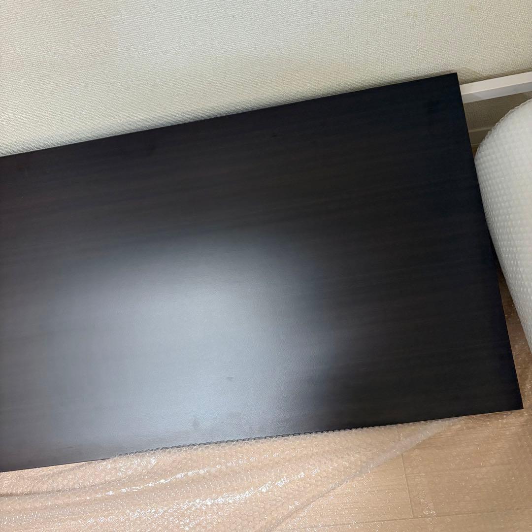 サンワダイレクト パソコンデスク ブラウン 160cm