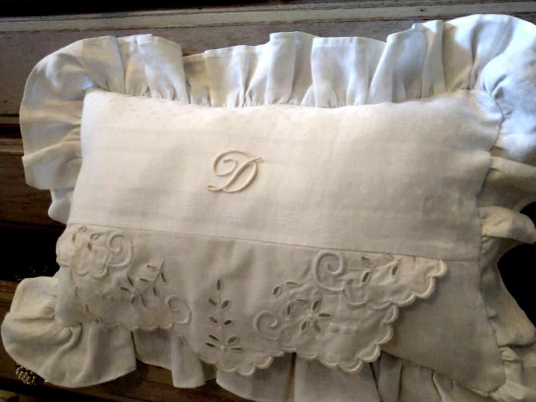 ★オーダー専用です★フランスアンティーク　リメイククッション★