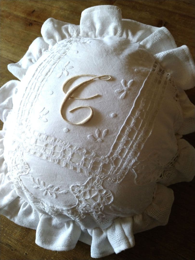 ★オーダー専用です★フランスアンティーク　リメイククッション★