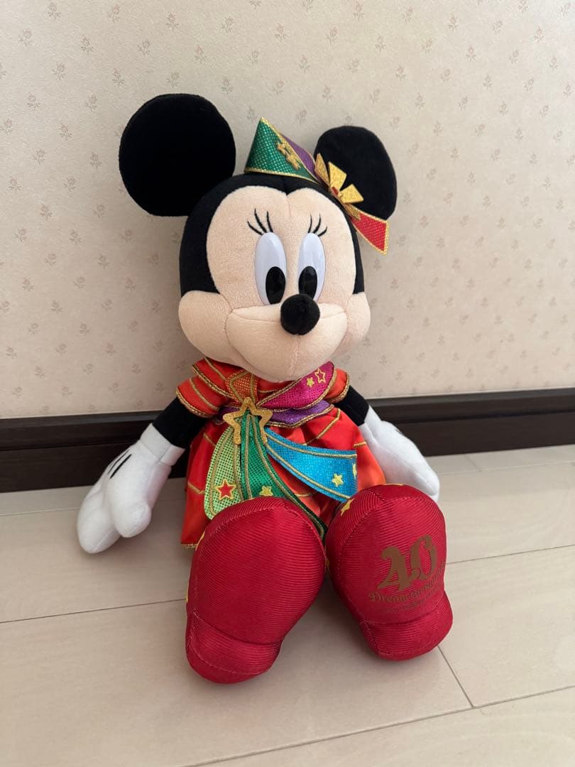 40周年 ミニーマウス ぬいぐるみ