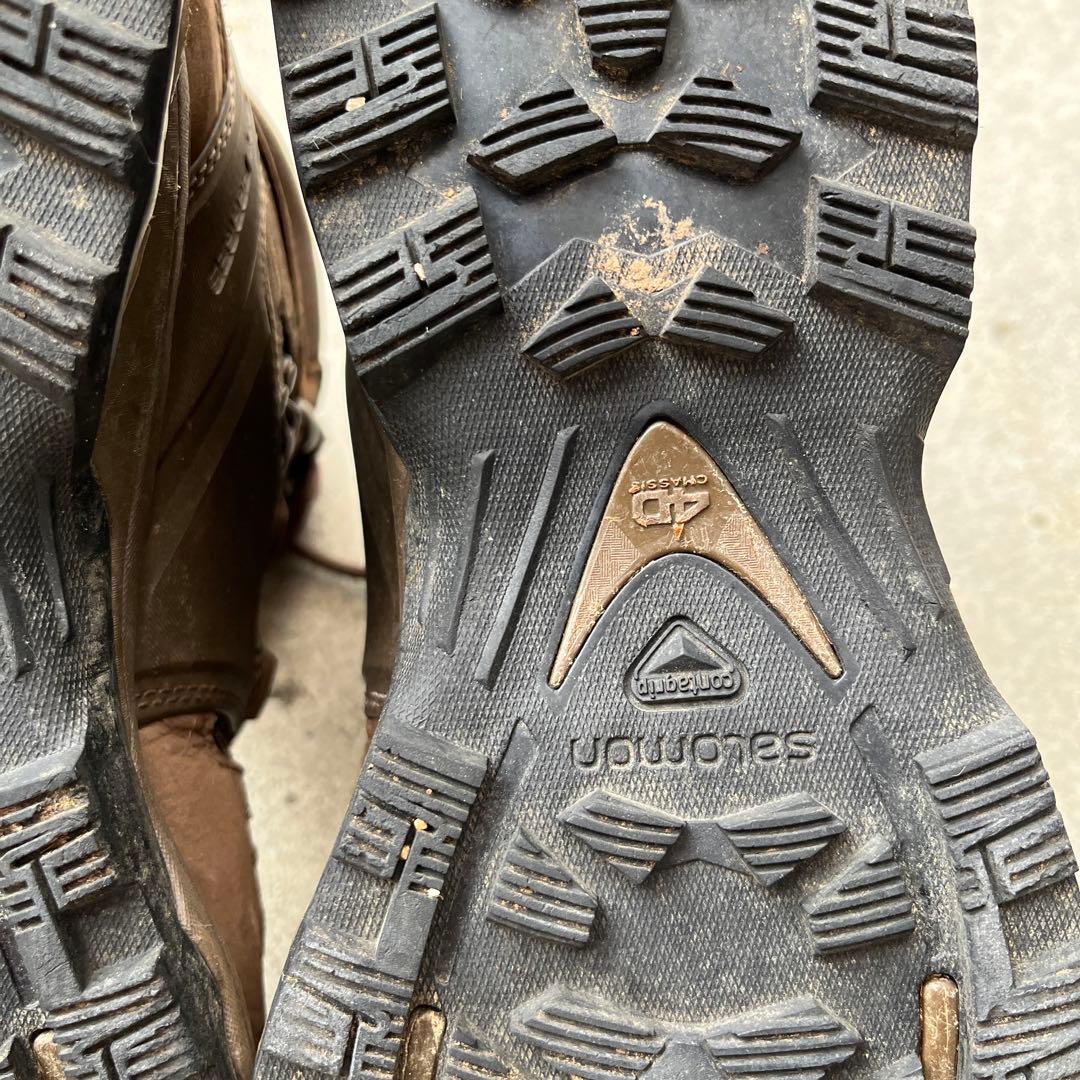Salomon GORE-TEX ミリタリーブーツ ブラウン26.5cm