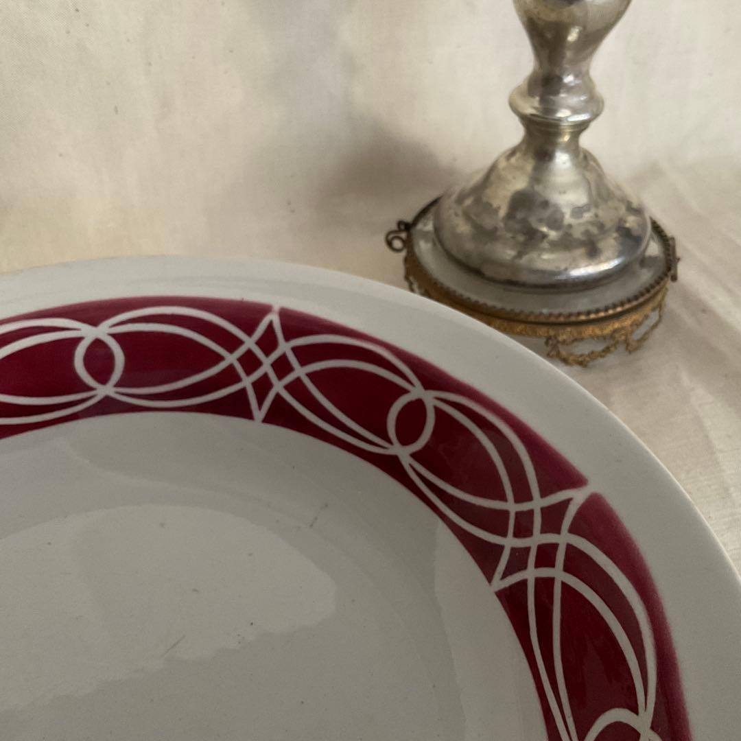 SARREGUEMINES フランスアンティーク コンポティエ／大皿