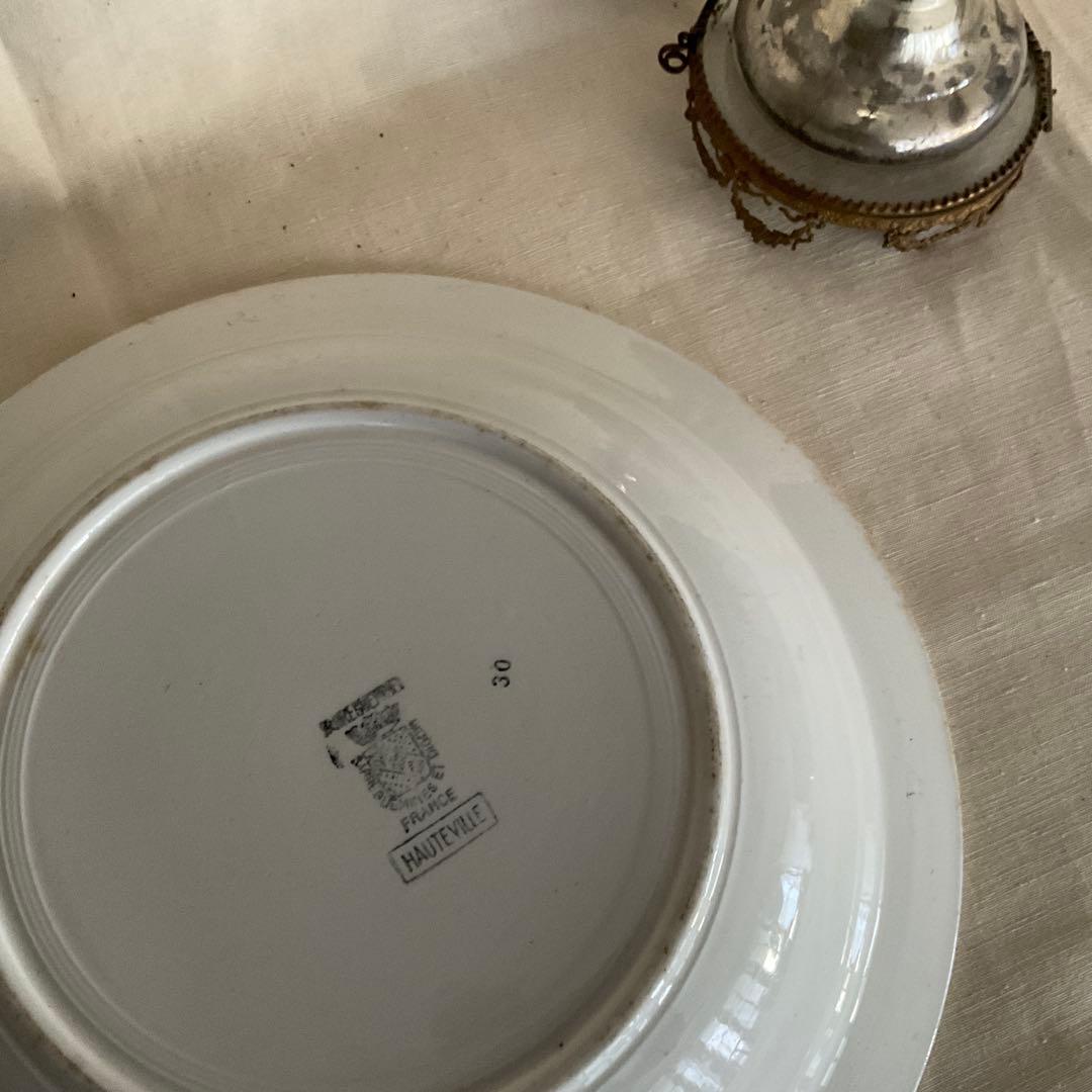 SARREGUEMINES フランスアンティーク コンポティエ／大皿