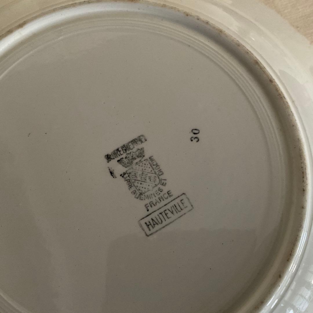 SARREGUEMINES フランスアンティーク コンポティエ／大皿