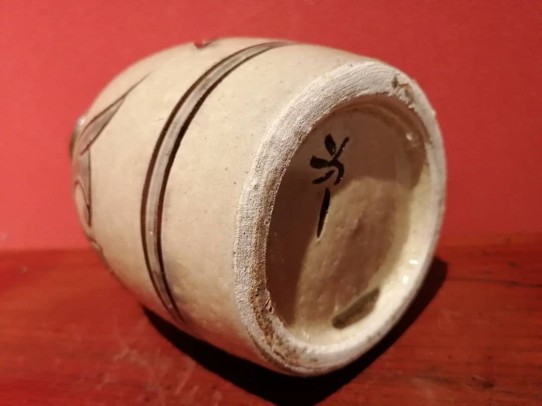 金城次郎・作　魚文徳利