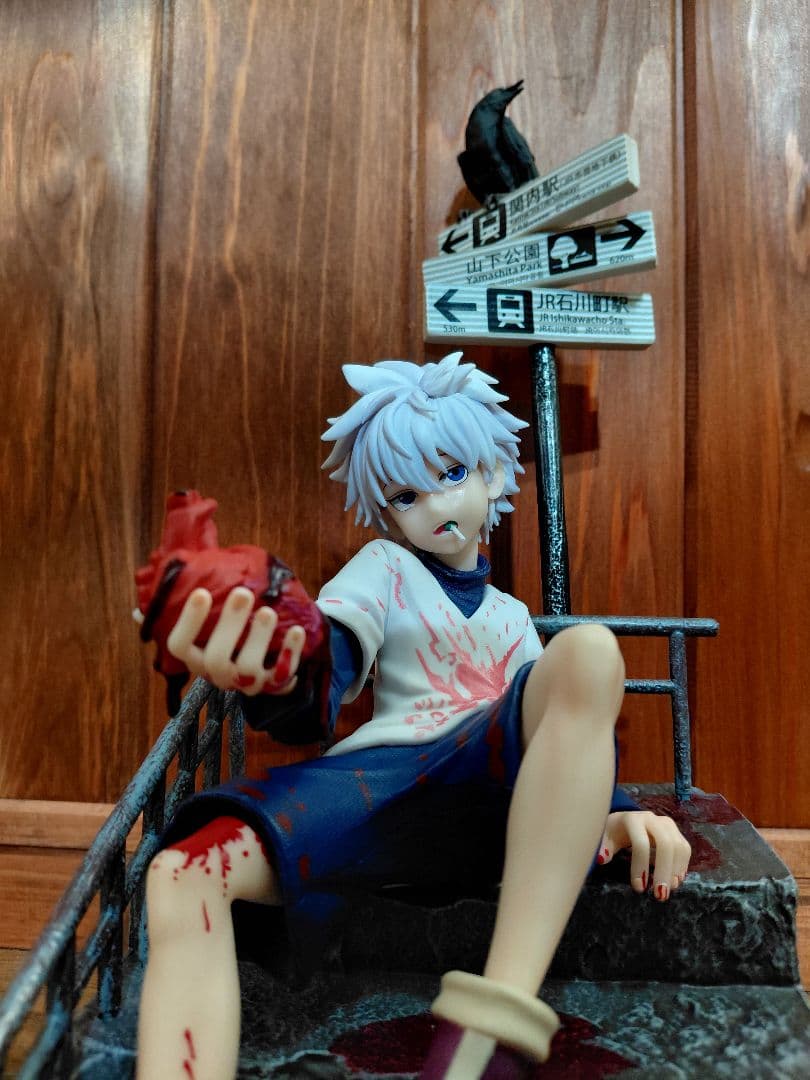 キルア・ゾルディック　HUNTER×HUNTER　フィギュア　ロゴ