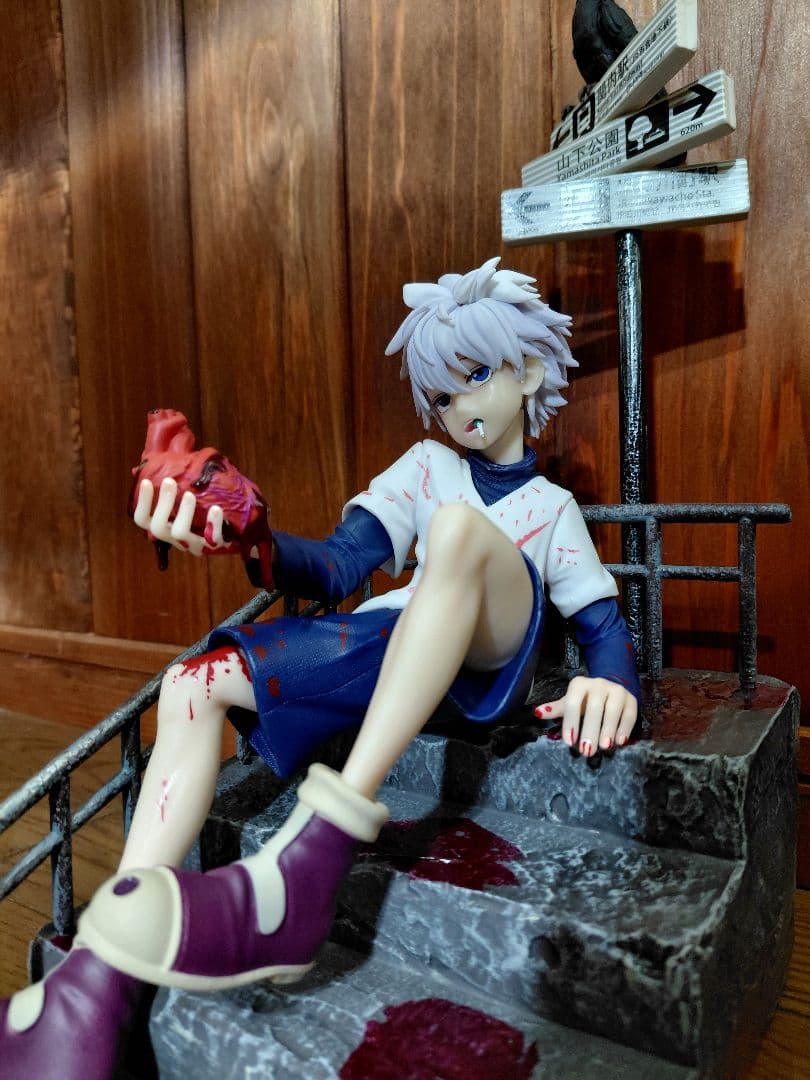 キルア・ゾルディック　HUNTER×HUNTER　フィギュア　ロゴ